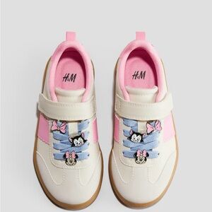 H&M Kids Sneakers - Pink and Cream with Cartoon Accents
